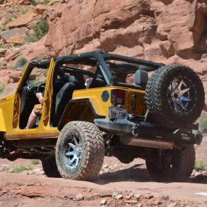 Road Armor - Road Armor 508R0B-TC Stealth Non-Winch Rear Bumper with Tire Carrier Guard for Jeep Wrangler JK 2007-2018 - Image 2