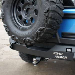 Road Armor - Road Armor 508R0B-TC Stealth Non-Winch Rear Bumper with Tire Carrier Guard for Jeep Wrangler JK 2007-2018 - Image 5