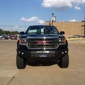 Road Armor - Road Armor 214R0B Stealth Winch Front Bumper with Square Light Holes for GMC Sierra 1500 2014-2015 - Image 2