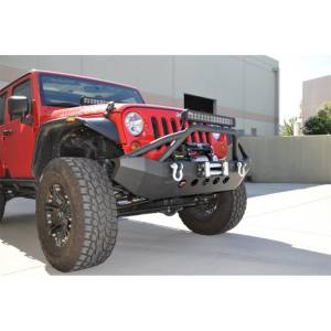 DV8 Offroad - DV8 Offroad FBSHTB-06 Mid Length Winch Front Bumper for JeepWranglerJK/JL 2007-2019 - Image 2
