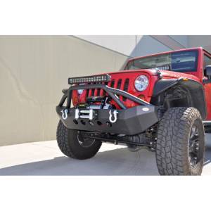 DV8 Offroad - DV8 Offroad FBSHTB-06 Mid Length Winch Front Bumper for JeepWranglerJK/JL 2007-2019 - Image 4