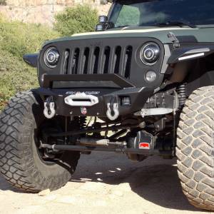 Road Armor - Road Armor 5180F3B Stealth Winch Front Bumper with Sheetmetal Bar Guard for Jeep Wrangler JL 2018-2019 - Image 2
