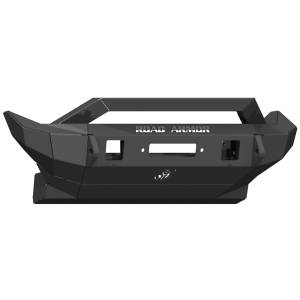 Road Armor 5182F3B Stealth Mid Width Winch Front Bumper with Sheetmetal Bar Guard for Jeep Wrangler JL 2018-2019