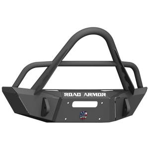 Road Armor 5180F5B Stealth Winch Front Bumper with Stinger Guard Competition Cut for Jeep Wrangler JL 2018-2019