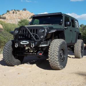 Road Armor - Road Armor 5180F5B Stealth Winch Front Bumper with Stinger Guard Competition Cut for Jeep Wrangler JL 2018-2019 - Image 2