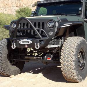 Road Armor - Road Armor 5180F5B Stealth Winch Front Bumper with Stinger Guard Competition Cut for Jeep Wrangler JL 2018-2019 - Image 3