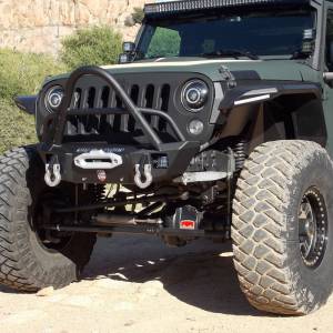 Road Armor - Road Armor 5180F5B Stealth Winch Front Bumper with Stinger Guard Competition Cut for Jeep Wrangler JL 2018-2019 - Image 4