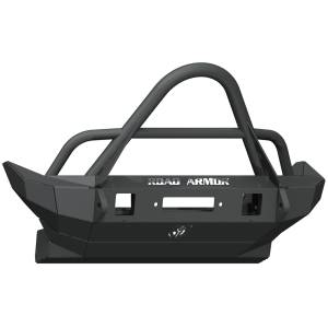 Road Armor 5182F5B Stealth Mid Width Winch Front Bumper with Stinger Guard for Jeep Wrangler JL 2018-2019