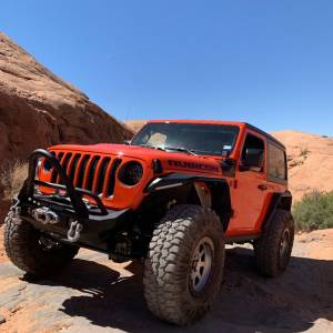 Road Armor - Road Armor 5182F5B Stealth Mid Width Winch Front Bumper with Stinger Guard for Jeep Wrangler JL 2018-2019 - Image 3