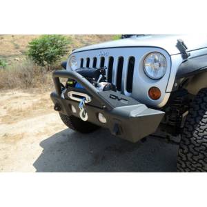 DV8 Offroad - DV8 Offroad FBSHTB-13 Winch Front Bumper with Fog Light Holes for JeepWranglerJK/JL 2007-2019 - Image 3