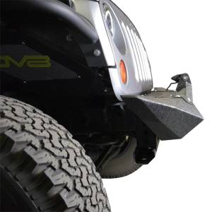 DV8 Offroad - DV8 Offroad FBSHTB-24 Winch Front Bumper with Light Holes for JeepWranglerJK/JL 2007-2019 - Image 3