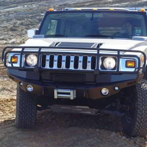 Road Armor - Road Armor 11000B Dakar Winch Front Bumper for Hummer H2 2003-2009 - Image 3