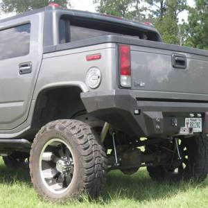 Road Armor - Road Armor 12000B Dakar Non-Winch Rear Bumper for Hummer H2 2003-2009 - Image 3