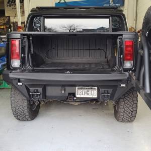 Road Armor - Road Armor 12008B Dakar Non-Winch Rear Bumper with Tire Carrier for Hummer H2 2003-2009 - Image 3