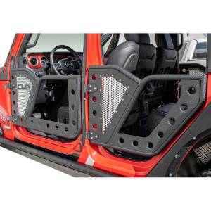 DV8 Offroad - DV8 Offroad RDJL-01 Rock Door with Perforated Aluminum Mesh for Jeep Wrangler JL 2018-2020 - Image 3