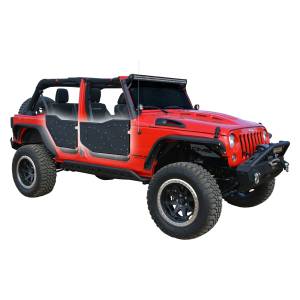 DV8 Offroad - DV8 Offroad RDSTTB-01 Front and Rear Rock Doors for Jeep Wrangler JK 2007-2017 - Image 4