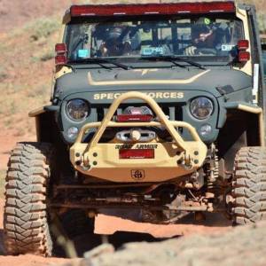 Road Armor - Road Armor 509R4B Stealth Winch Front Bumper with Stinger Guard and Square Light Ports for Jeep Wrangler JK 2007-2018 - Image 4