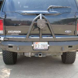 Road Armor - Road Armor 61208B Stealth Winch Rear Bumper with Tire Carrier for Ford Excursion 1999-2007 - Image 2