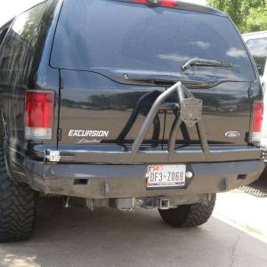 Road Armor - Road Armor 61208B Stealth Winch Rear Bumper with Tire Carrier for Ford Excursion 1999-2007 - Image 4