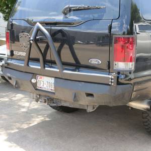 Road Armor - Road Armor 61208B Stealth Winch Rear Bumper with Tire Carrier for Ford Excursion 1999-2007 - Image 6