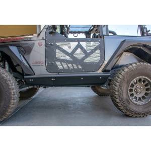 DV8 Offroad - DV8 Offroad SRJL-21 Boatside Rock Sliders for Jeep Wrangler JL 2018-2020 - Image 3