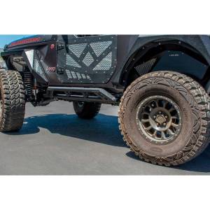 DV8 Offroad - DV8 Offroad SRJL-23 Tubular Rock Sliders with Plated End Caps for Jeep Wrangler JL 2018-2020 - Image 4