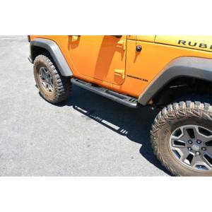 DV8 Offroad - DV8 Offroad SRSOTB-02 Rock Slider Steps for Jeep Wrangler JK 2007-2017 - Image 2