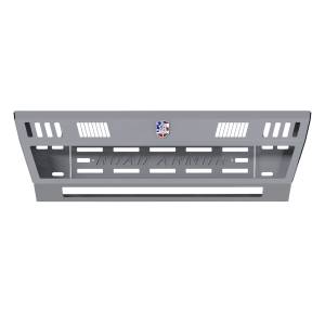 Road Armor 3152DF-A0-P2-MD-BH Identity Non-Shackle Front Bumper Kit with ID Mesh and 2 Cube Light Pods for Chevy Silverado 2500 HD/3500 HD 2015-2019