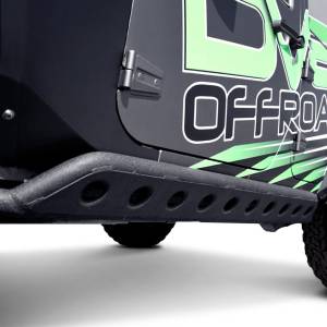 DV8 Offroad - DV8 Offroad SRSOTB-04 Rock Sliders for Jeep Wrangler JK 2007-2017 - Image 3