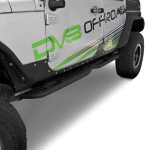 DV8 Offroad - DV8 Offroad SRSOTB-06 Rock Slider Steps for Jeep Wrangler JK 2007-2017 - Image 2