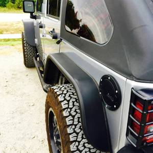 DV8 Offroad - DV8 Offroad FENDB-02 Flat Fenders for Jeep Wrangler JK 2007-2018 - Image 3