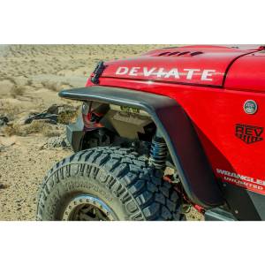 DV8 Offroad - DV8 Offroad FENDB-02 Flat Fenders for Jeep Wrangler JK 2007-2018 - Image 4