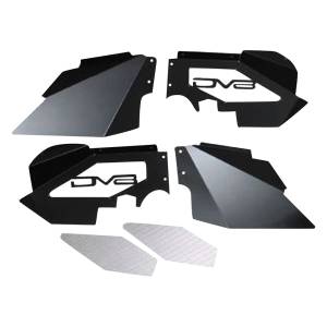 DV8 Offroad INFEND-01FBRL Front Inner Fenders with Rock Lights for Jeep Wrangler JK 2007-2018