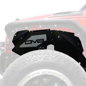 DV8 Offroad - DV8 Offroad INFEND-01FBRL Front Inner Fenders with Rock Lights for Jeep Wrangler JK 2007-2018 - Image 2