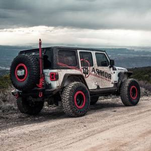 Road Armor - Road Armor 518ARG4B Stealth Front Bumper Body Armor 4 Door Rocker Panels for Jeep Wrangler JL 2018-2019 - Image 4