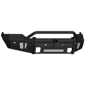 Road Armor 4131VF24B Vaquero Non-Winch Front Bumper with Pre-Runner Guard and 2" Receiver for Dodge Ram 1500 2013-2018
