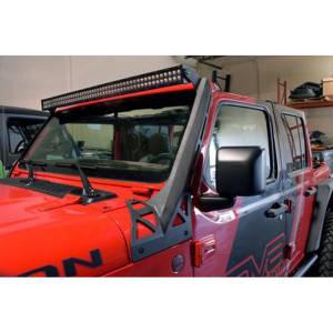 DV8 Offroad - DV8 Offroad LBJL-01 Windshield LED Light Bar Bracket for Jeep Wrangler JL 2018-2020 - Image 3