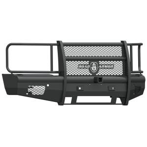 Road Armor 315VF26B Vaquero Non-Winch Front Bumper with Full Guard and 2" Receiver for Chevy Silverado 2500 HD/3500 HD 2015-2019