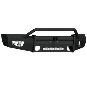 Road Armor 6181VF24B Vaquero Non-Winch Front Bumper with Pre-Runner Guard and 2" Receiver for Ford F150 2018-2019