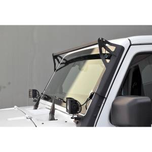 DV8 Offroad - DV8 Offroad LBSRTB-05 Windshield LED Light Bar Bracket for Jeep Wrangler 2007-2015 - Image 2