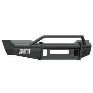 Road Armor 406VF4B Vaquero Non-Winch Front Bumper with Pre-Runner Guard for Dodge Ram 2500/3500/4500/5500 2006-2009