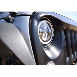 DV8 Offroad - DV8 Offroad GRABB07 ABS Grill for Jeep Wrangler JK 2007-2018 - Image 4