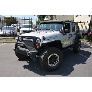 DV8 Offroad - DV8 Offroad GRABB07-04 LED Grill for Jeep Wrangler JK 2007-2018 - Image 4