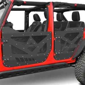 DV8 Offroad - DV8 Offroad HDJL-01 Aluminum Half Door for Jeep Wrangler JL 2018-2020 - Image 2