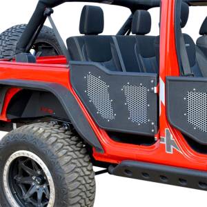 DV8 Offroad - DV8 Offroad RDSTTB-RMS Rear Mesh Replacement Screen Kit for Jeep Wrangler JK 2007-2018 - Image 2