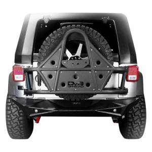 DV8 Offroad - DV8 Offroad TCSTTB-01 Body Mounted Tire Carrier for Jeep Wrangler JK 2007-2018 - Image 2