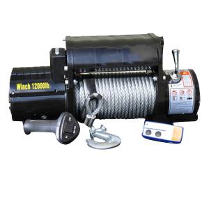 DV8 Offroad WB12SC Steel Cable Winch with Wireless Remote