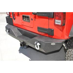 DV8 Offroad - DV8 Offroad RBSTTB-04 Mid Width Rear Bumper for Jeep Wrangler JK 2007-2018 - Image 2