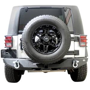 DV8 Offroad RBSTTB-06 Full Length Rear Bumper for Jeep Wrangler JK 2007-2018