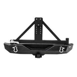 DV8 Offroad RS1 Rear Bumper with Tire Carrier for Jeep Wrangler JK 2007-2018